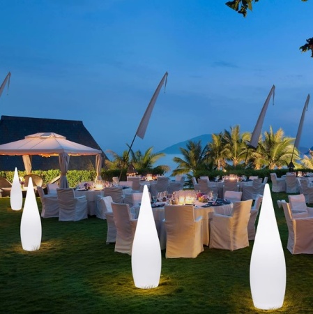 Светильник Капля 24х80 питание от 220, RGB