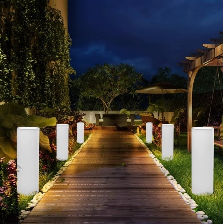 Светильник Цилиндр 30х180 питание от АКБ, RGB